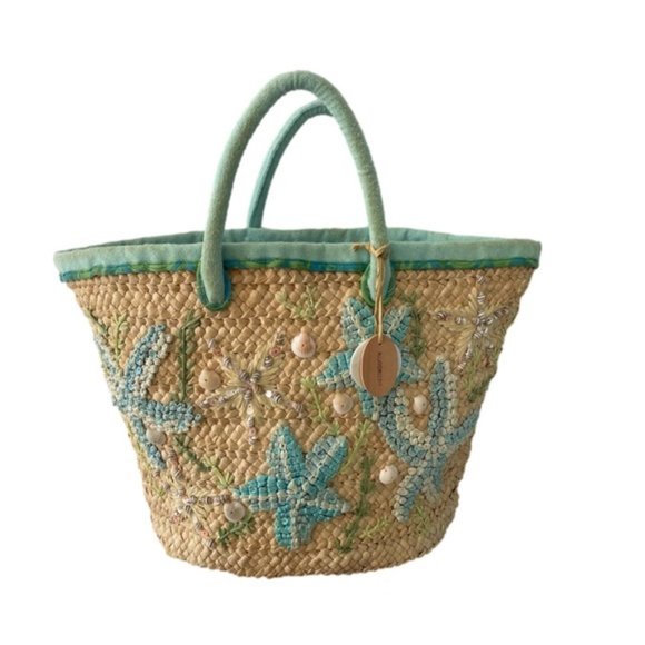 Liz Claiborne Sea Shell Beach Bag - Picture 5 of 10